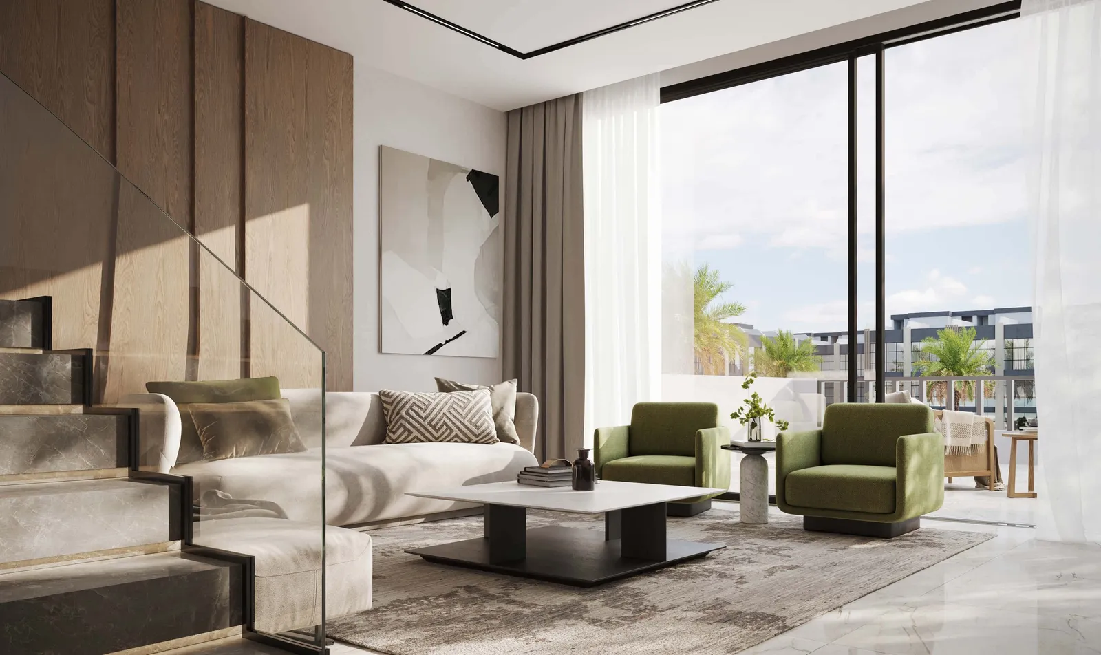 Reportage Village Khalifa City, Khalifa City, Abu Dhabi · render 2