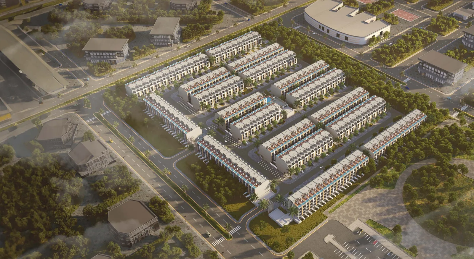 Reportage Village Khalifa City, Khalifa City, Abu Dhabi · render 3