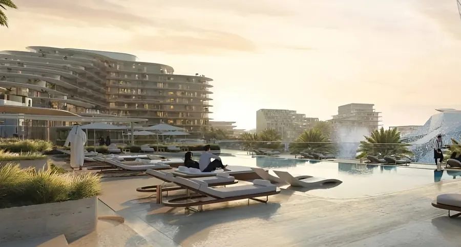 Indoor & Outdoor Pools at Mandarin Oriental Residences.