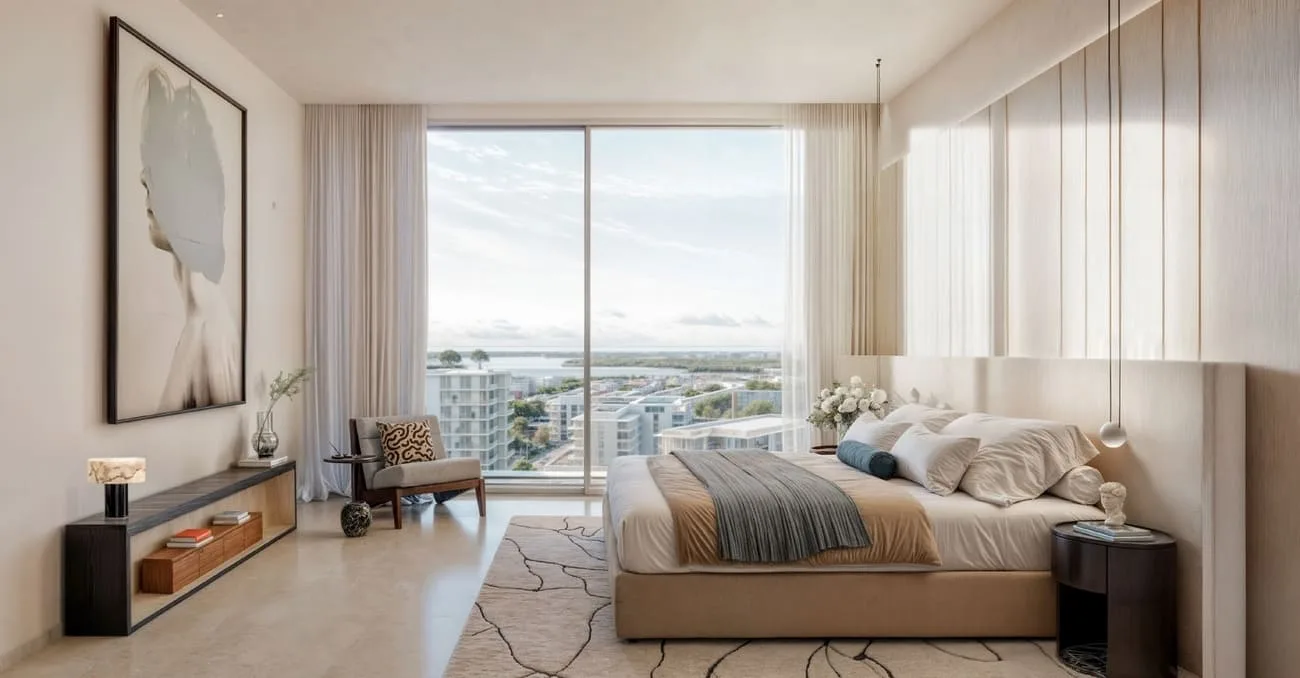 Interior render at Muheira Maysan.