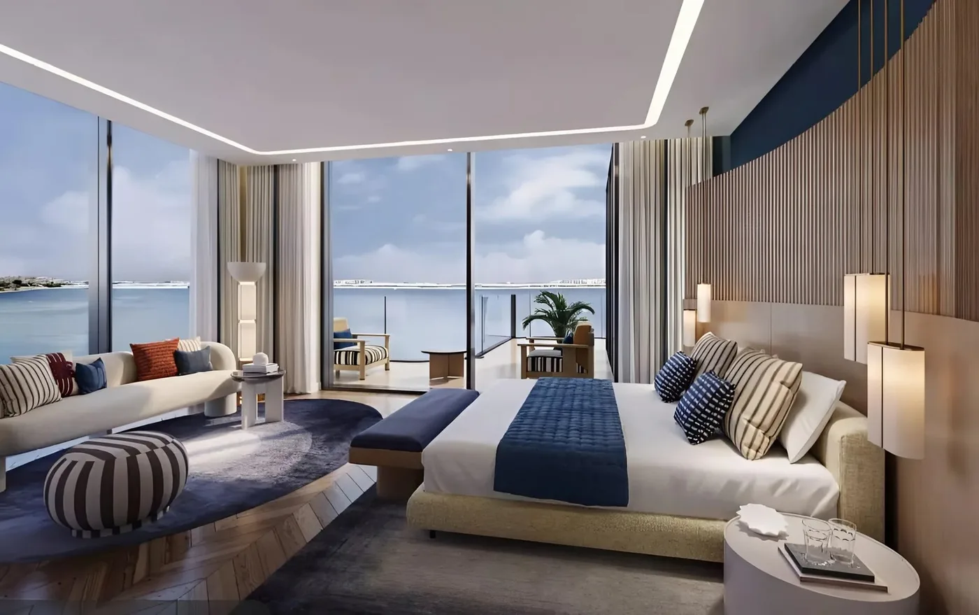 Interior render at Seamont Autograph Collection Residences.