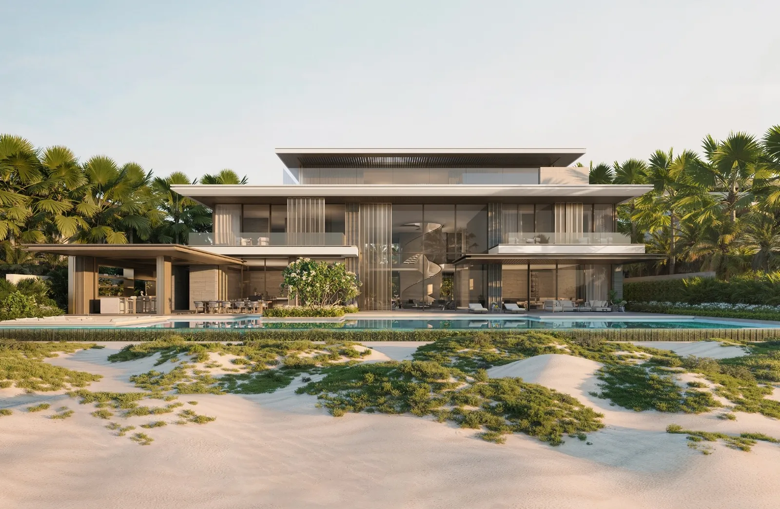 Four Seasons Private Residences Abu Dhabi at Saadiyat Beach, Saadiyat Island, Abu Dhabi · render 5