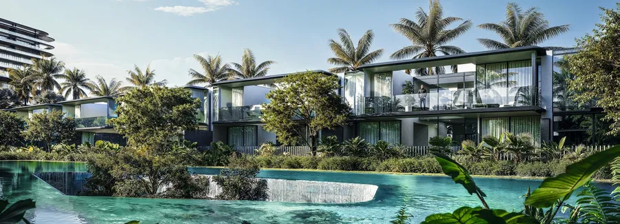 Large Swimming Pool & Kids’ Pool at Brabus Island Chapter Two - The Villas.