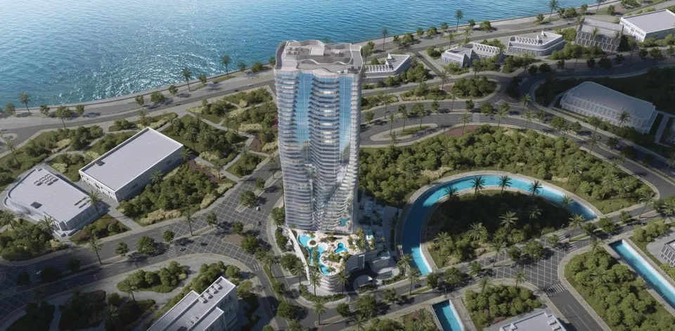 Radiant Waves, Abu Dhabi · render 3