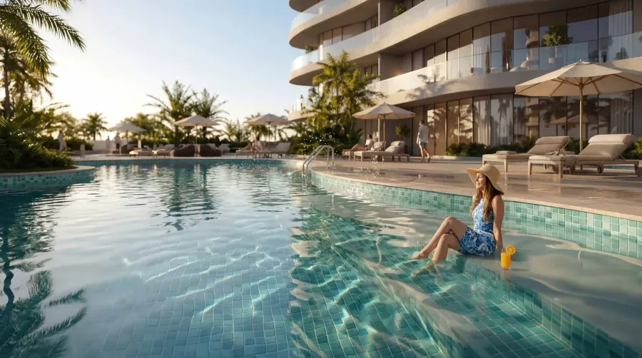 Swimming Pool at Radiant Waves.