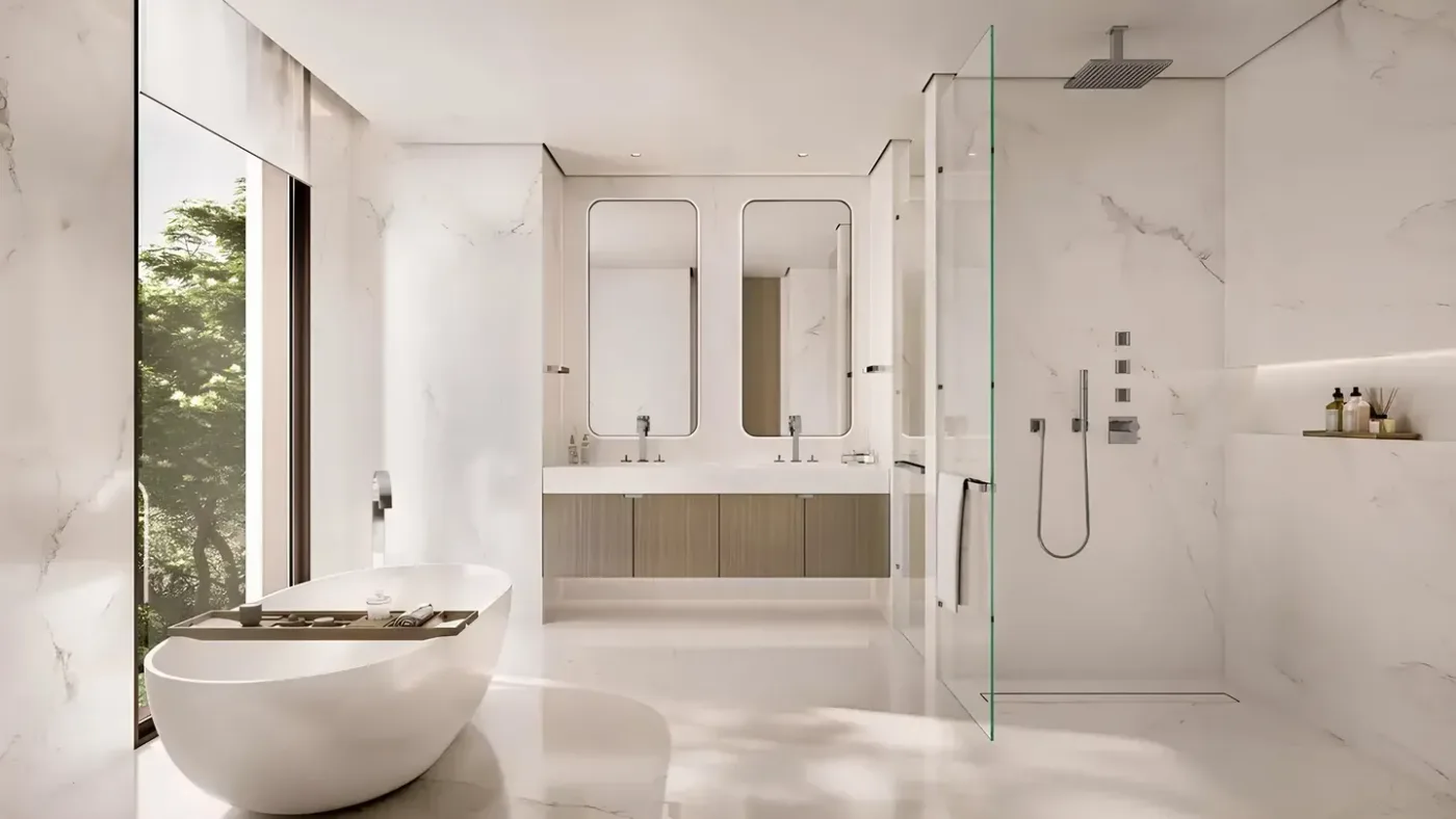 Interior render at Y Views at Bayn.