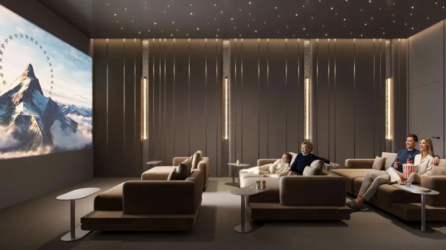 Cinema at A1LA Residence.