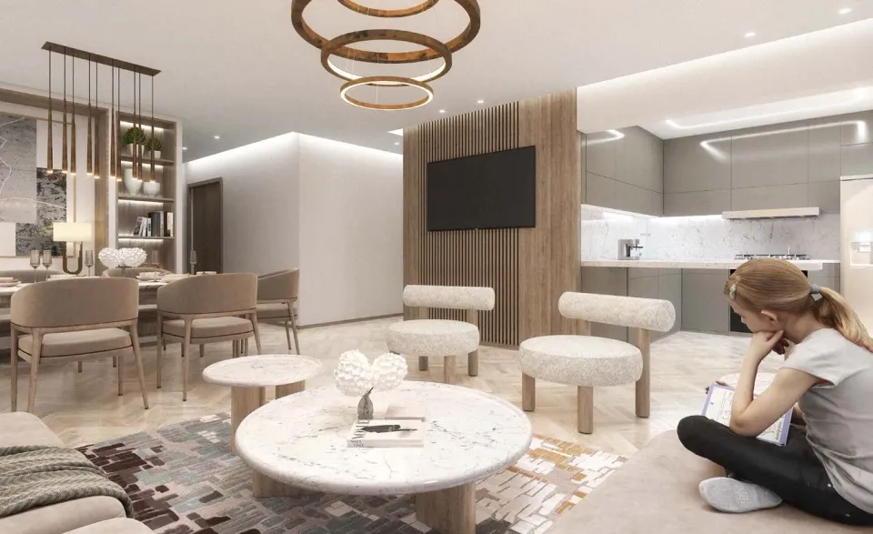 Radiant Bridges, Abu Dhabi · render 2