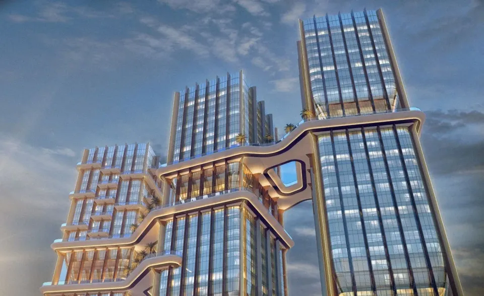 Radiant Bridges, Abu Dhabi · render 3