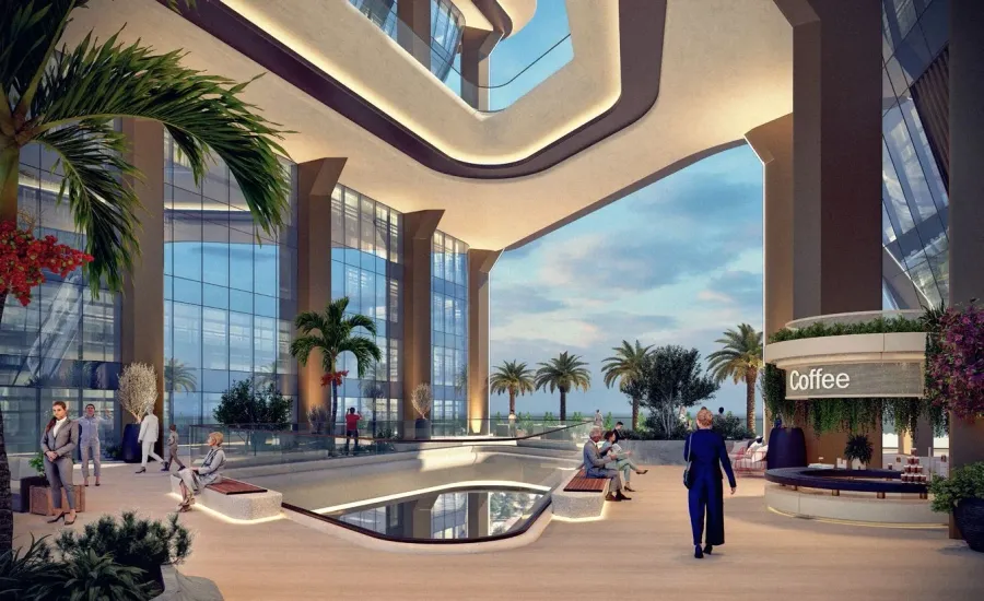 Landscaped Terraces at Radiant Bridges.