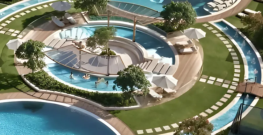 Kids Pool at Bab Al Qasr Garden Residences 65.