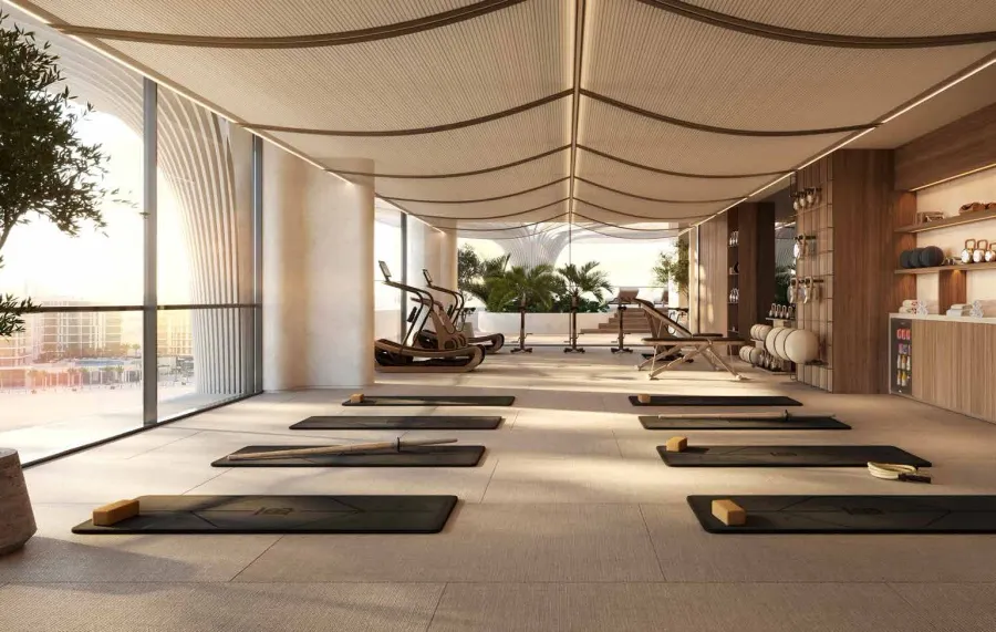 Gym at Mamsha Palm.