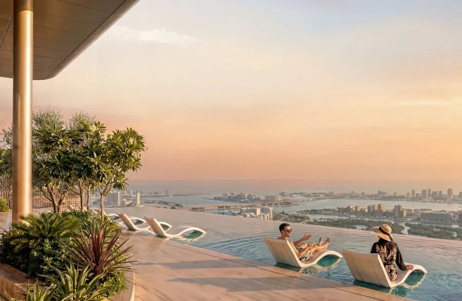 Family Pool at Rixos Al Reem Residences.