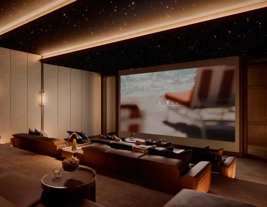 Cinema Room at Rixos Al Reem Residences.