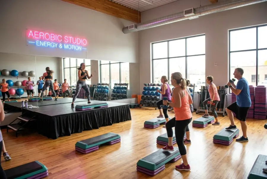 Aerobics Studio at Bab Al Qasr Royal 28.