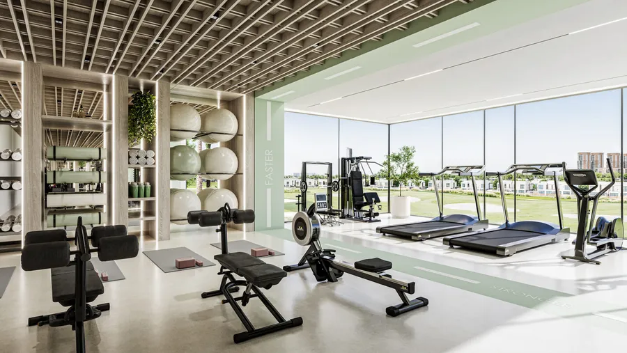 Fitness Studio at Al Hamra Greens.