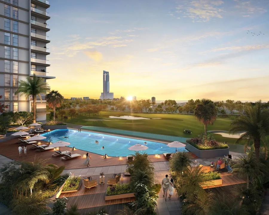 Resort Style Pools at Al Hamra Greens.