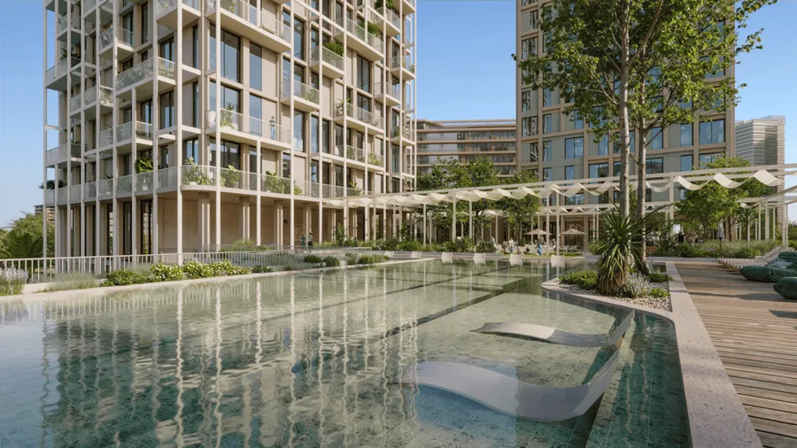 Swimming Pool at Enta Residences.