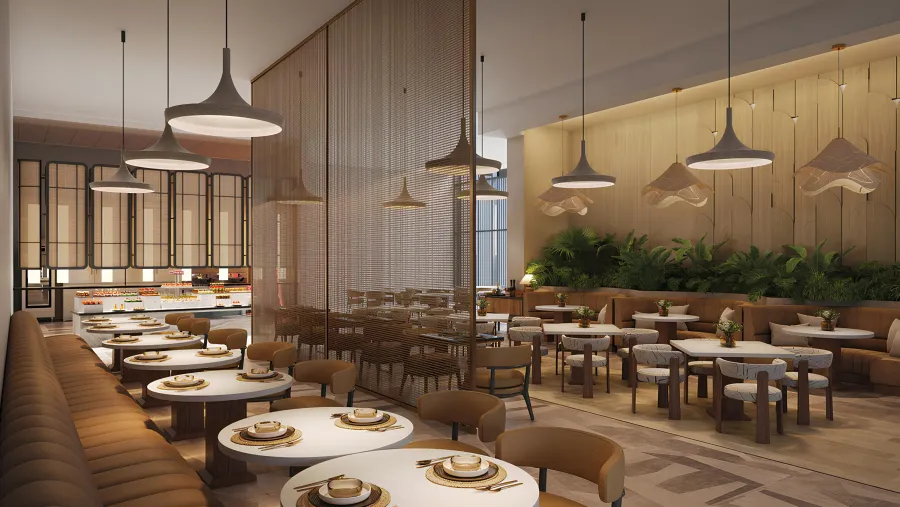 Restaurant at Radisson Blu Hotel & Residences.