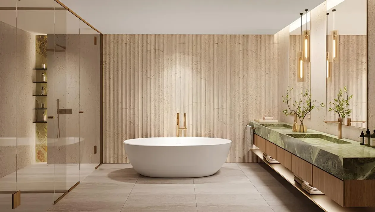 Interior render at Radisson Blu Hotel & Residences.