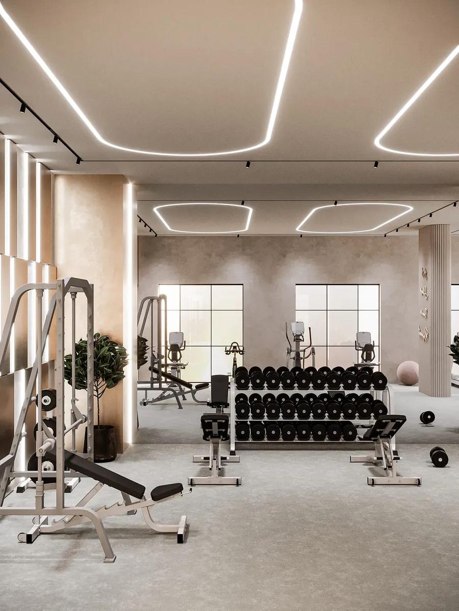 Gym at Nesba 1 Aljada.