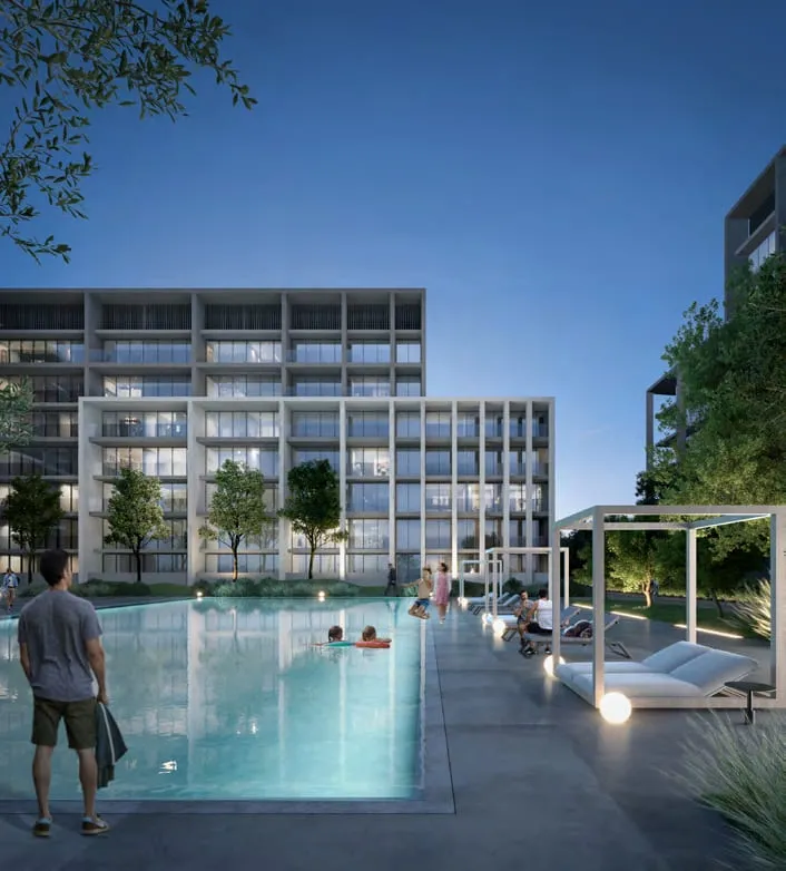 Swimming Pool at Nesba 1 Aljada.