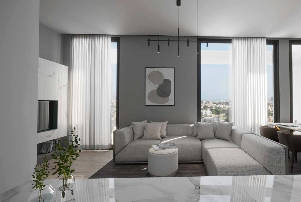 Interior render at Al Mamsha Sharjah.