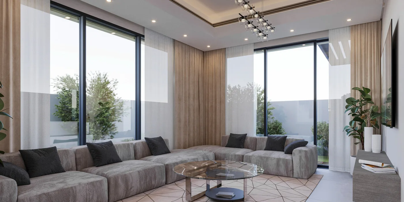 Interior render at Garden City.