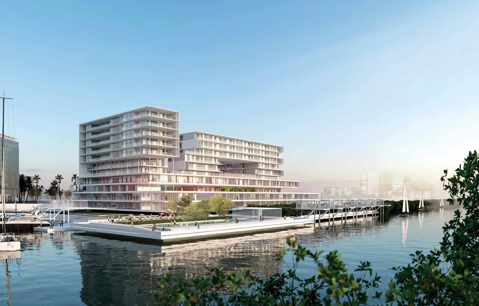 Gateway Porto Al Zorah, Al Zorah, Ajman · render 3
