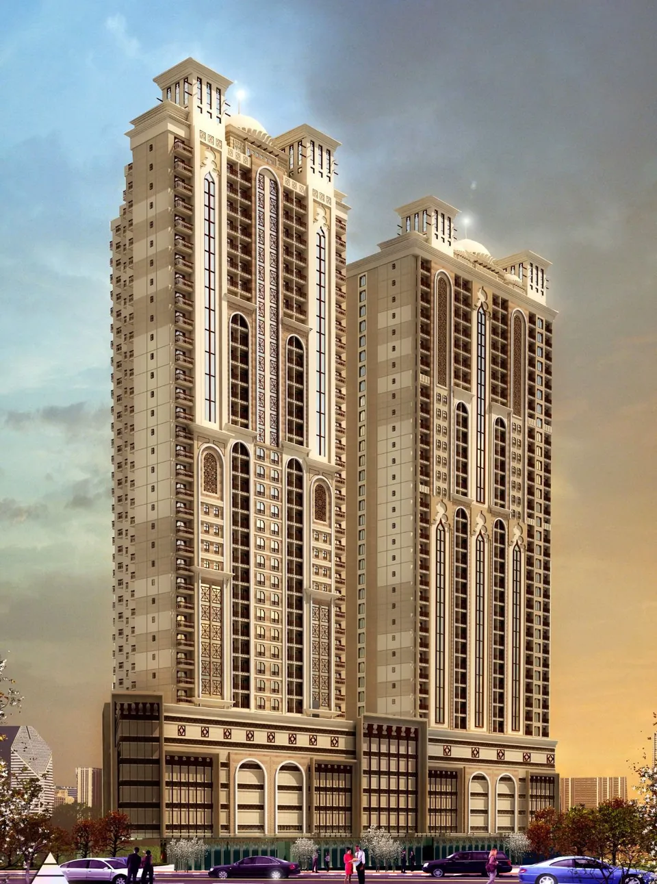 Barajeel Towers, Ajman · render 3