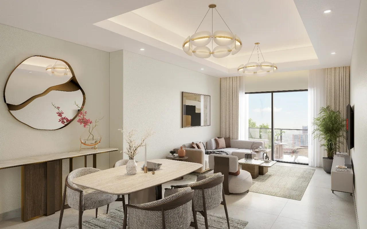 Interior render at Barajeel Towers.