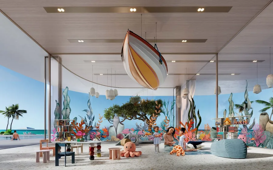 Indoor Children Play Area at AYA Beachfront Residences.